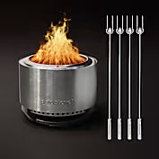 Summit 19.5" Fire Pit + Roasting Sticks Bundle