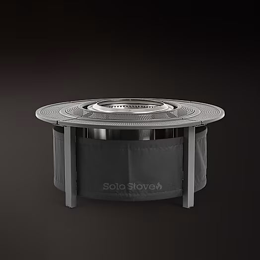 Summit 19.5'' Fire Pit + Surround Bundle